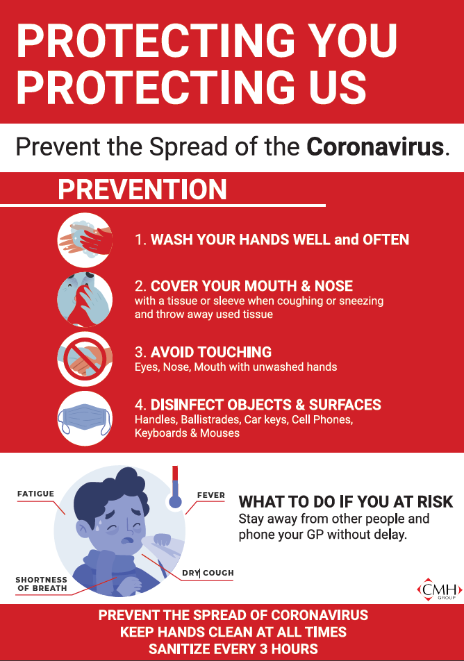 COVID-19 - Precautionary Measures | CMH GROUP