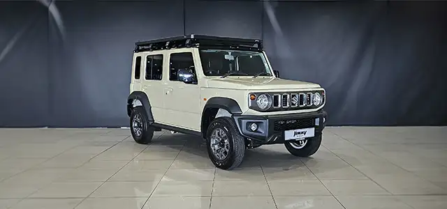 Cream Suzuki Jimny