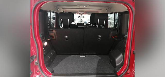 Suzuki Jimny 5-Door Larger Cargo Area Bed