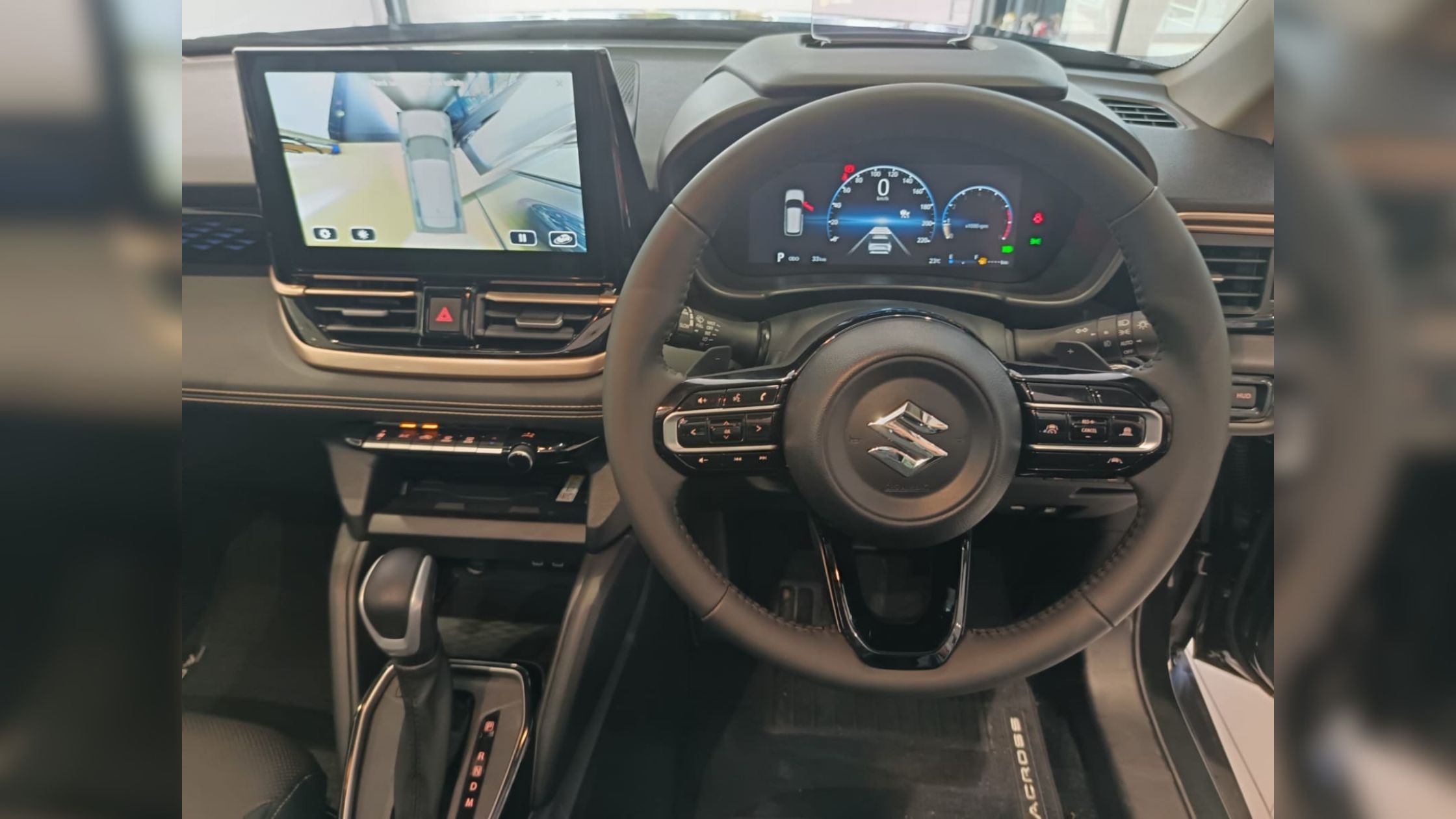 Suzuki Across Infortainment with multi-function steering