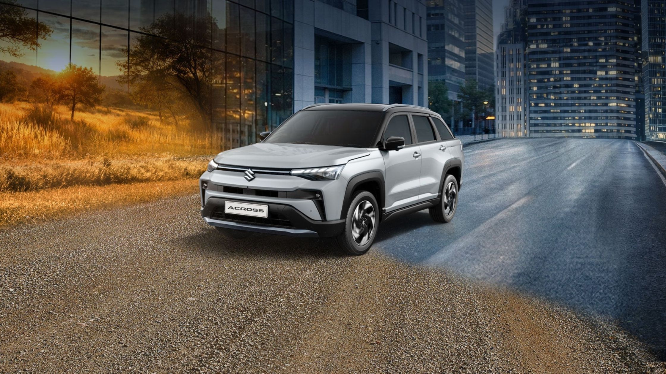 Silver Suzuki Aircross