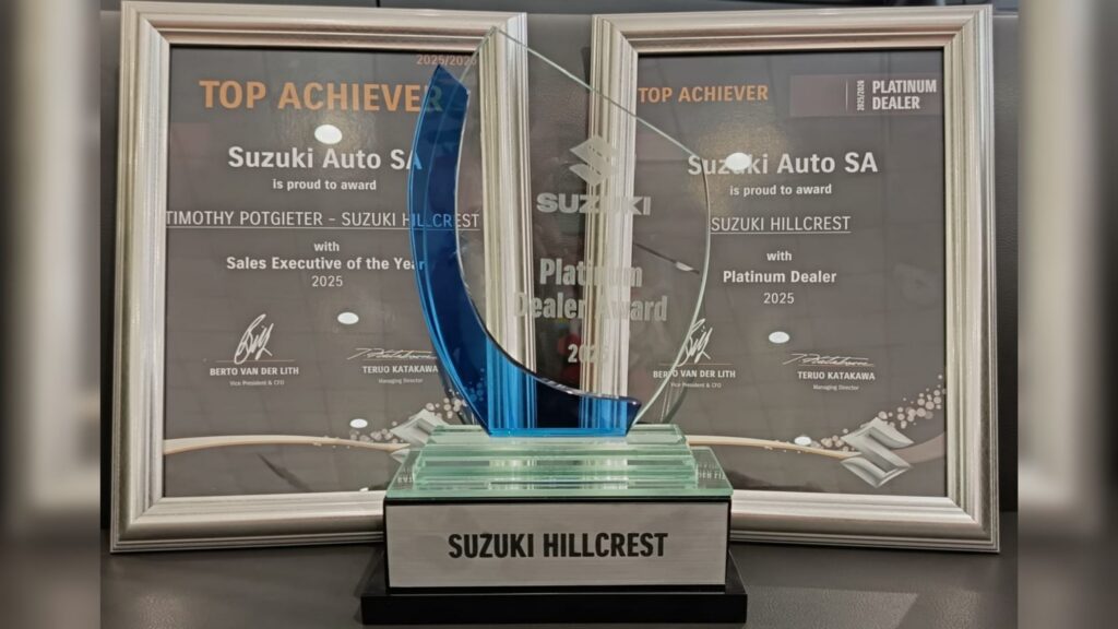CMH Suzuki Hillcrest - Suzuki Auto SA Awards