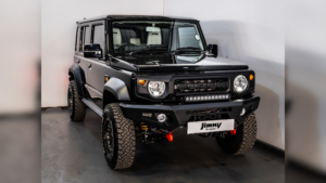 J-Wagon 5 Door Jimny Black front no background