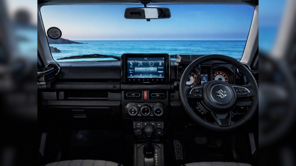 J-Wagon 5 Door Inside Dash view Ocean