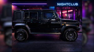 J-Wagon Black Side outside Nightclub