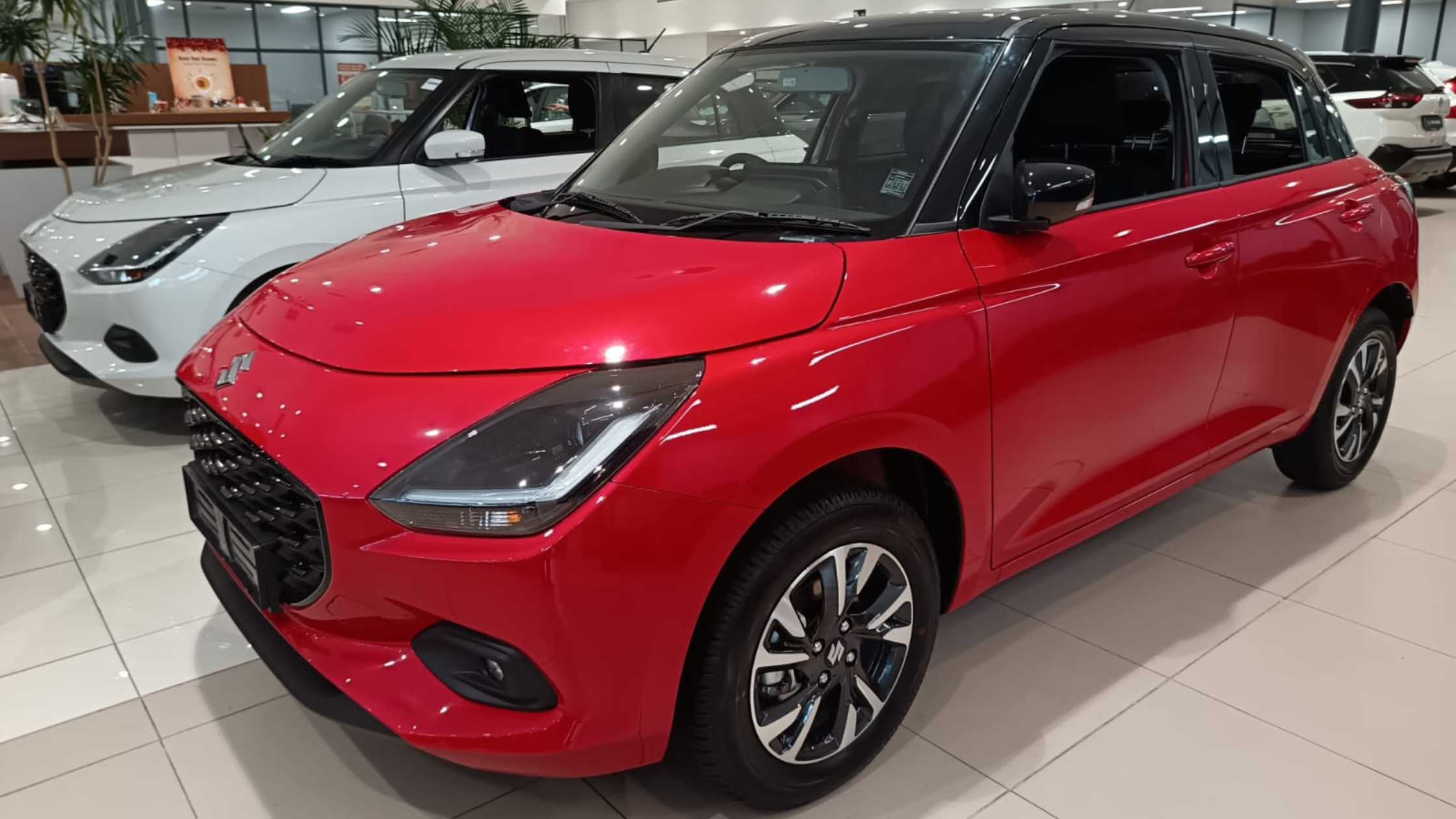 Red Suzuki Swift
