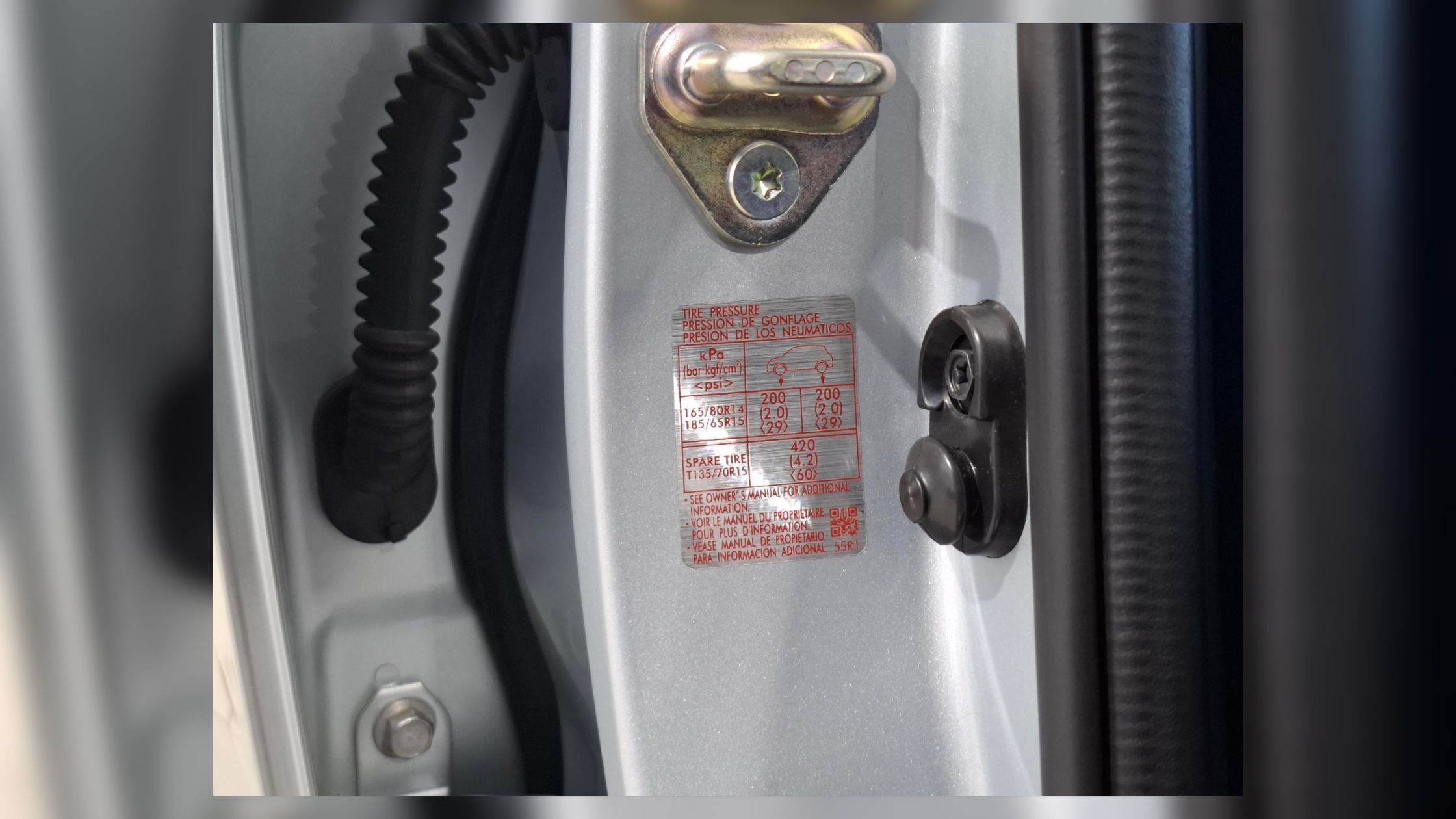 CMH Suzuki Umhlanga - Tyre Placard